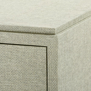 Villa & House - Fedor 2-Drawer Side Table, Moss Gray Tweed-Bungalow 5-Blue Hand Home