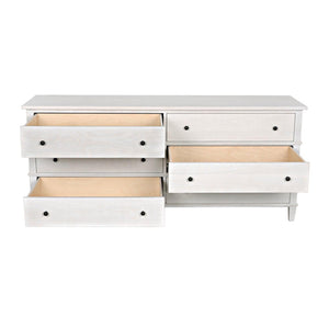 Dennis 6 Drawer dresser, Oak-CFC Furniture-Blue Hand Home