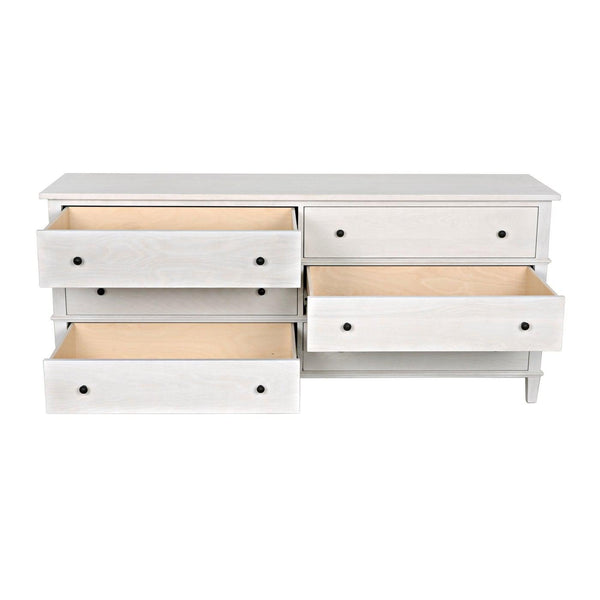 Dennis 6 Drawer dresser, Oak-CFC Furniture-Blue Hand Home