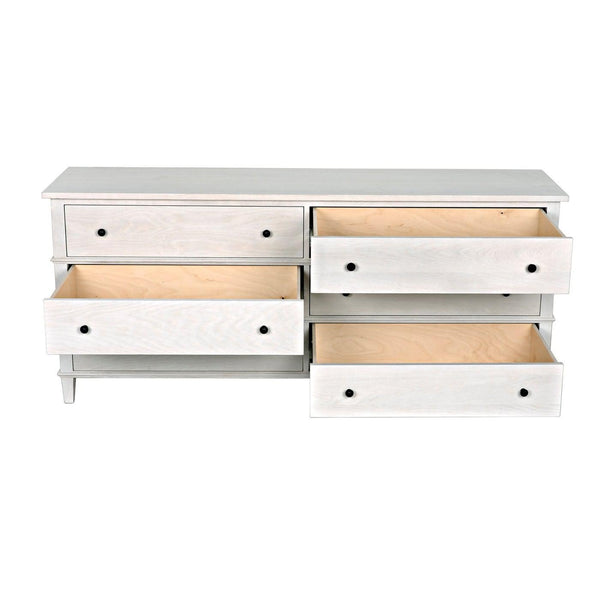 Dennis 6 Drawer dresser, Oak-CFC Furniture-Blue Hand Home