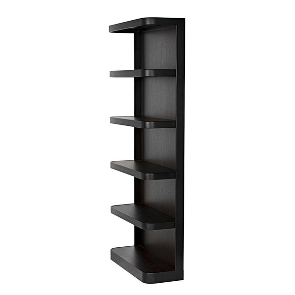Noir Dido Bookcase, Black Metal-Noir Furniture-Blue Hand Home