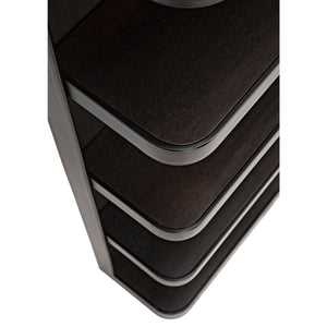 Noir Dido Bookcase, Black Metal-Noir Furniture-Blue Hand Home