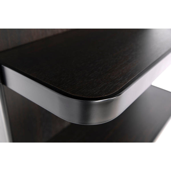 Noir Dido Bookcase, Black Metal-Noir Furniture-Blue Hand Home