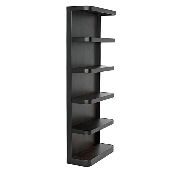 Noir Dido Bookcase, Black Metal-Noir Furniture-Blue Hand Home