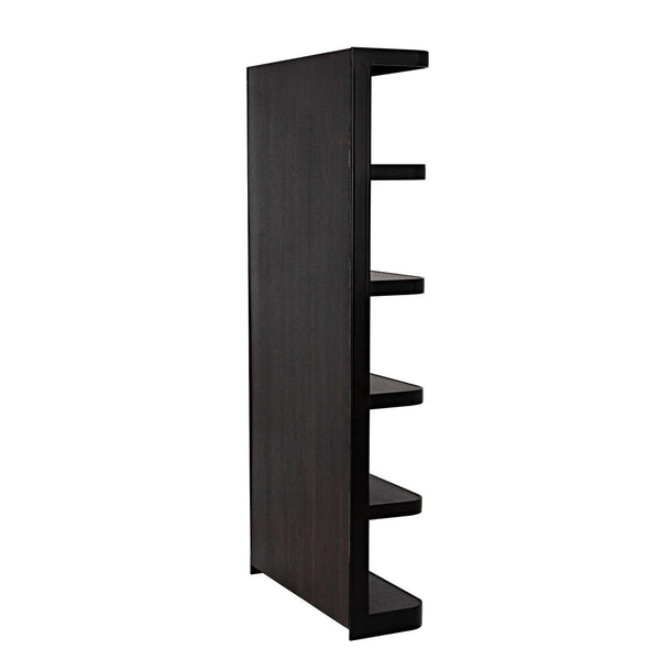 Noir Dido Bookcase, Black Metal-Noir Furniture-Blue Hand Home