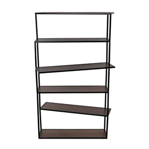 Verso Bookcase-Noir Furniture-Blue Hand Home