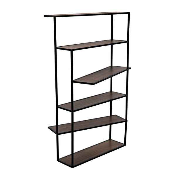 Verso Bookcase-Noir Furniture-Blue Hand Home