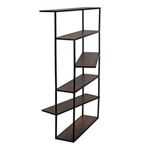 Verso Bookcase-Noir Furniture-Blue Hand Home