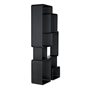 Larra Bookcase-Noir Furniture-Blue Hand Home