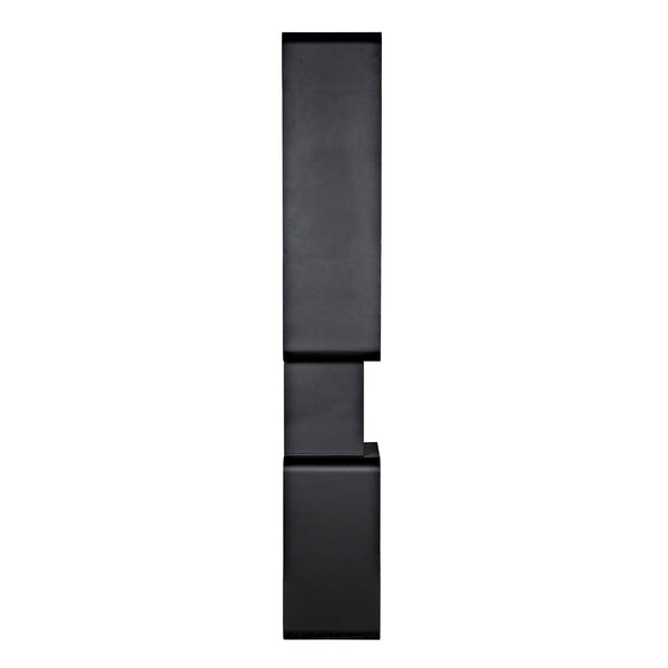 Larra Bookcase-Noir Furniture-Blue Hand Home