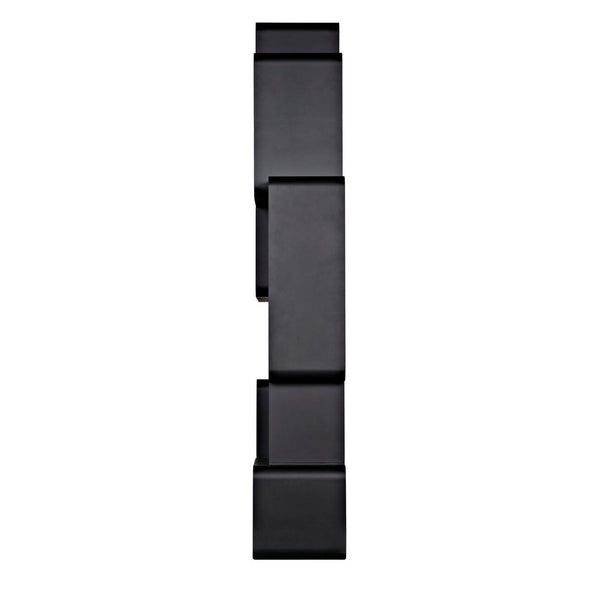 Larra Bookcase-Noir Furniture-Blue Hand Home