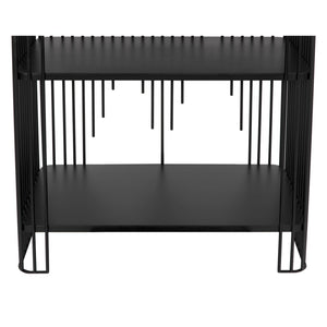 Mila Bookcase-Noir Furniture-Blue Hand Home