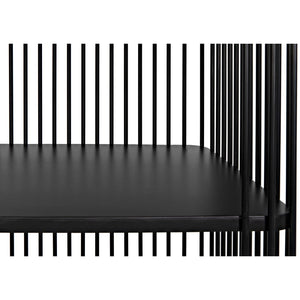Mila Bookcase-Noir Furniture-Blue Hand Home