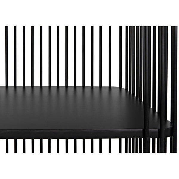 Mila Bookcase-Noir Furniture-Blue Hand Home