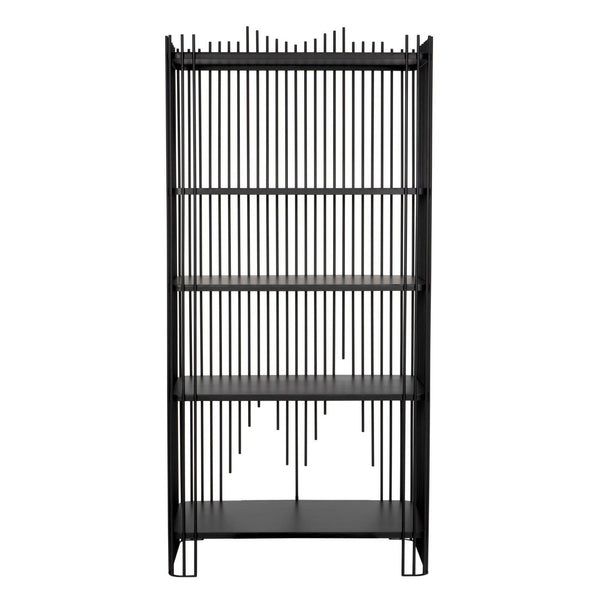 Mila Bookcase-Noir Furniture-Blue Hand Home