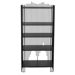 Mila Bookcase-Noir Furniture-Blue Hand Home
