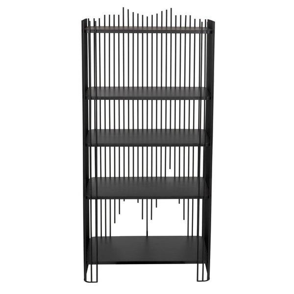 Mila Bookcase-Noir Furniture-Blue Hand Home