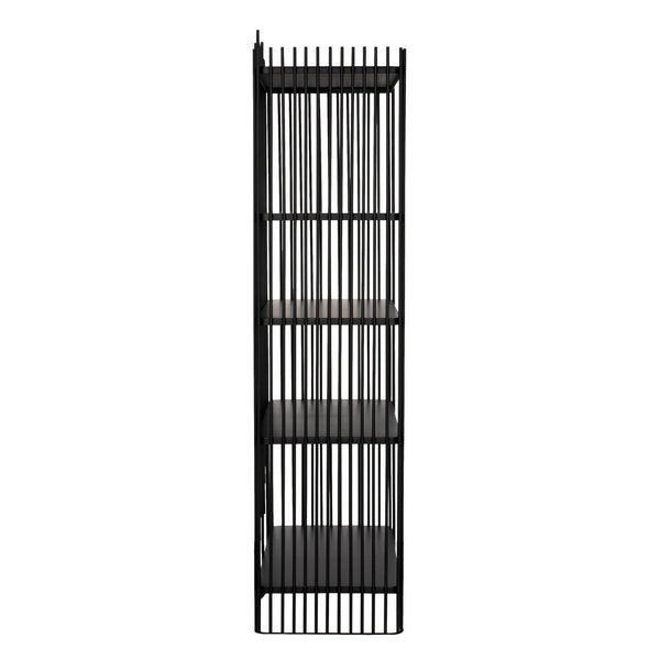 Mila Bookcase-Noir Furniture-Blue Hand Home