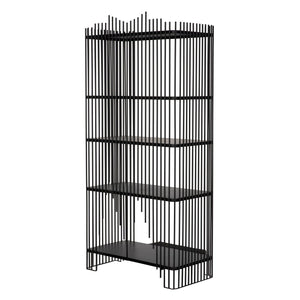 Mila Bookcase-Noir Furniture-Blue Hand Home