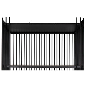 Mila Bookcase-Noir Furniture-Blue Hand Home