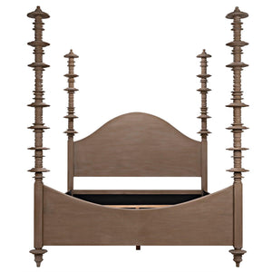 Ferret Bed, Queen, Weathered-Noir Furniture-Blue Hand Home
