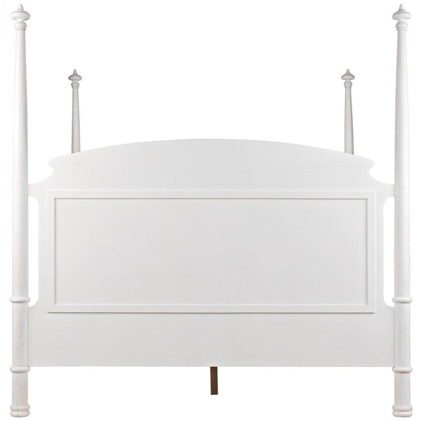 Noir Furniture New Douglas Bed, Eastern King, White Washed-Noir Furniture-Blue Hand Home