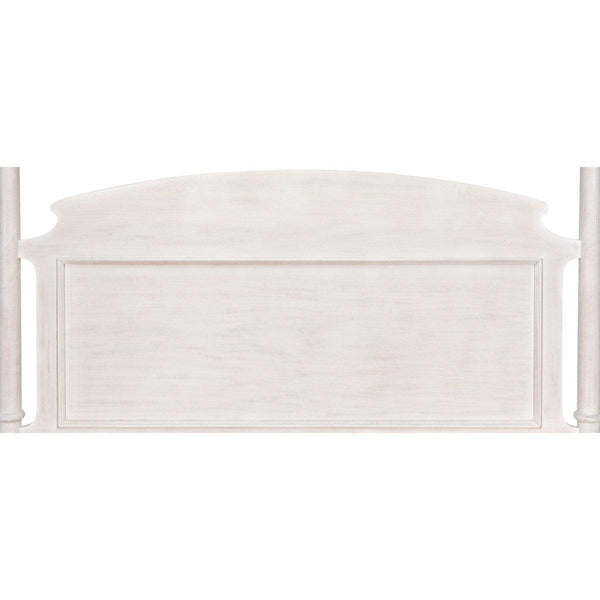 Noir Furniture New Douglas Bed, Eastern King, White Washed-Noir Furniture-Blue Hand Home