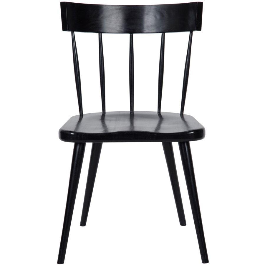 Noir Furniture Esme Chair, Hand Rubbed Black-Noir Furniture-Blue Hand Home