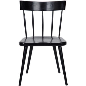 Noir Furniture Esme Chair, Hand Rubbed Black-Noir Furniture-Blue Hand Home