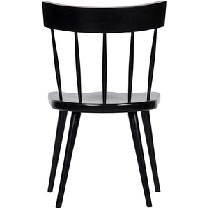 Noir Furniture Esme Chair, Hand Rubbed Black-Noir Furniture-Blue Hand Home