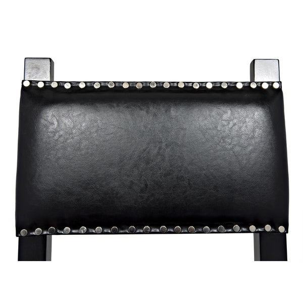 Noir Furniture Kerouac Chair, Distressed Black-Noir Furniture-Blue Hand Home