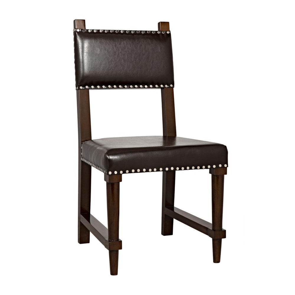 Noir Furniture Kerouac Chair, Distressed Brown-Noir Furniture-Blue Hand Home