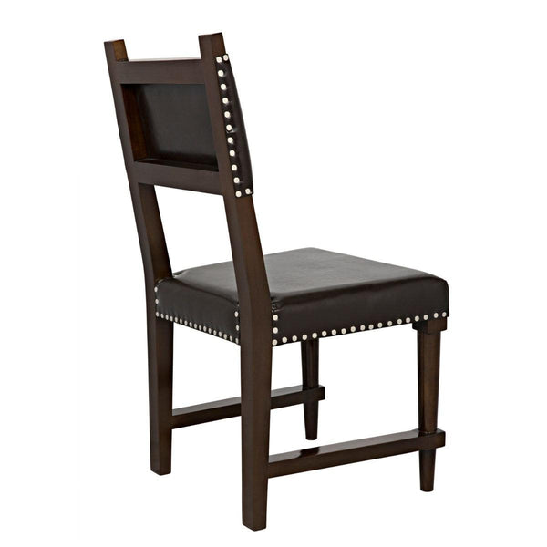 Noir Furniture Kerouac Chair, Distressed Brown-Noir Furniture-Blue Hand Home