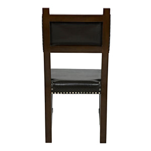 Noir Furniture Kerouac Chair, Distressed Brown-Noir Furniture-Blue Hand Home