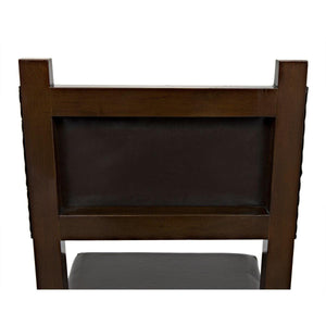 Noir Furniture Kerouac Chair, Distressed Brown-Noir Furniture-Blue Hand Home