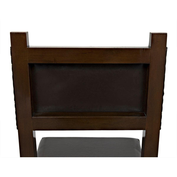 Noir Furniture Kerouac Chair, Distressed Brown-Noir Furniture-Blue Hand Home