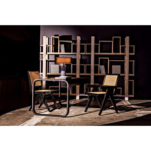 Noir Furniture Jude Chair w/Caning, Black-Noir Furniture-Blue Hand Home