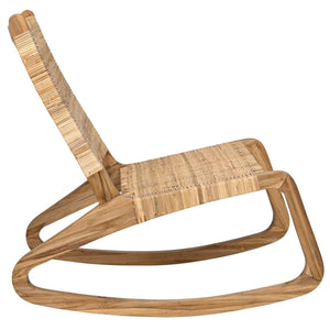 Noir Furniture Las Palmas Chair, Teak-Noir Furniture-Blue Hand Home