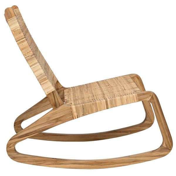 Noir Furniture Las Palmas Chair, Teak-Noir Furniture-Blue Hand Home