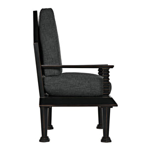 Resurrection Chair w/US Made Cushions-Noir Furniture-Blue Hand Home