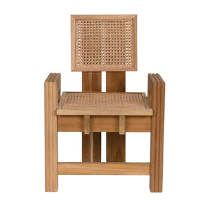 Fatima Chair, Teak-Noir Furniture-Blue Hand Home