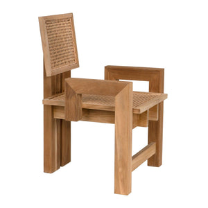 Fatima Chair, Teak-Noir Furniture-Blue Hand Home
