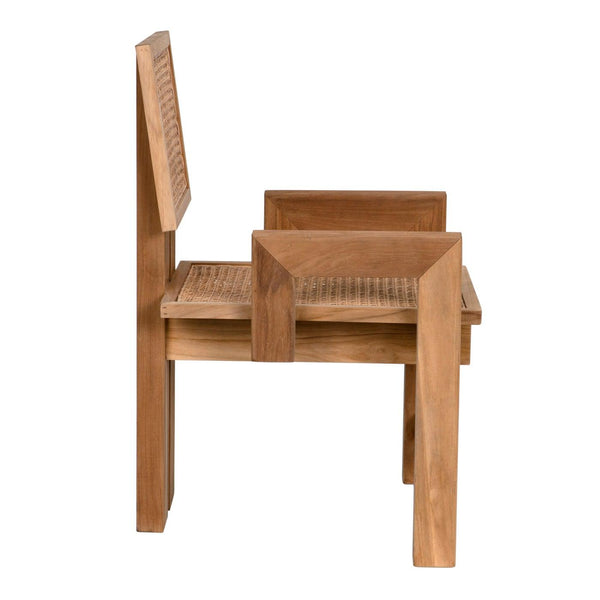 Fatima Chair, Teak-Noir Furniture-Blue Hand Home