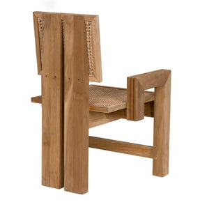 Fatima Chair, Teak-Noir Furniture-Blue Hand Home