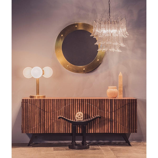 Noir Illusion Sideboard w/ Metal Base-Noir Furniture-Blue Hand Home