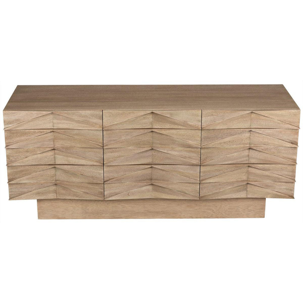 Noir Furniture Drake Sideboard, Washed Walnut-Noir Furniture-Blue Hand Home