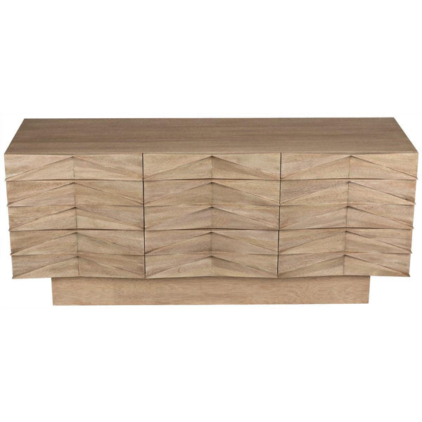 Noir Furniture Drake Sideboard, Washed Walnut-Noir Furniture-Blue Hand Home