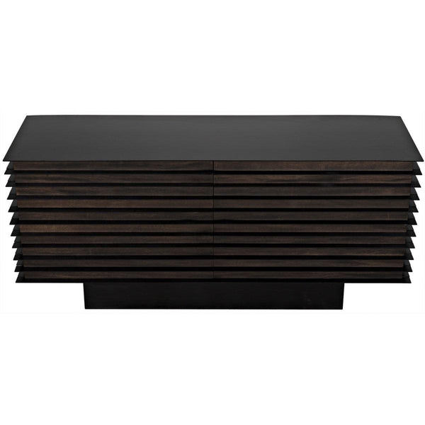 Noir Elevation Sideboard, Ebony Walnut w/Metal-Noir Furniture-Blue Hand Home