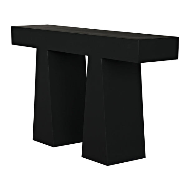 Wendell Console-Noir Furniture-Blue Hand Home
