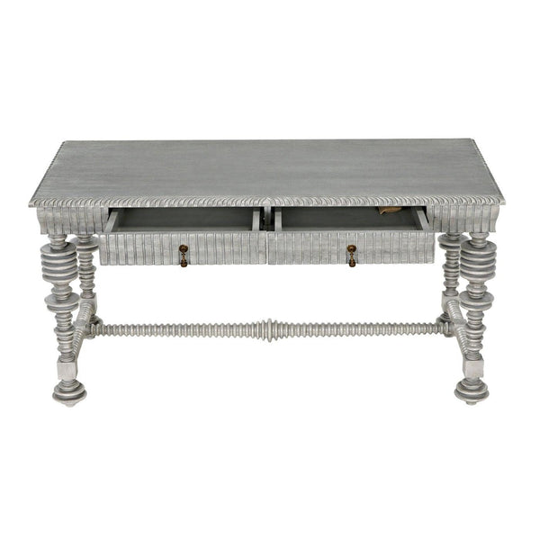 Portuguese Desk, Small-Noir Furniture-Blue Hand Home